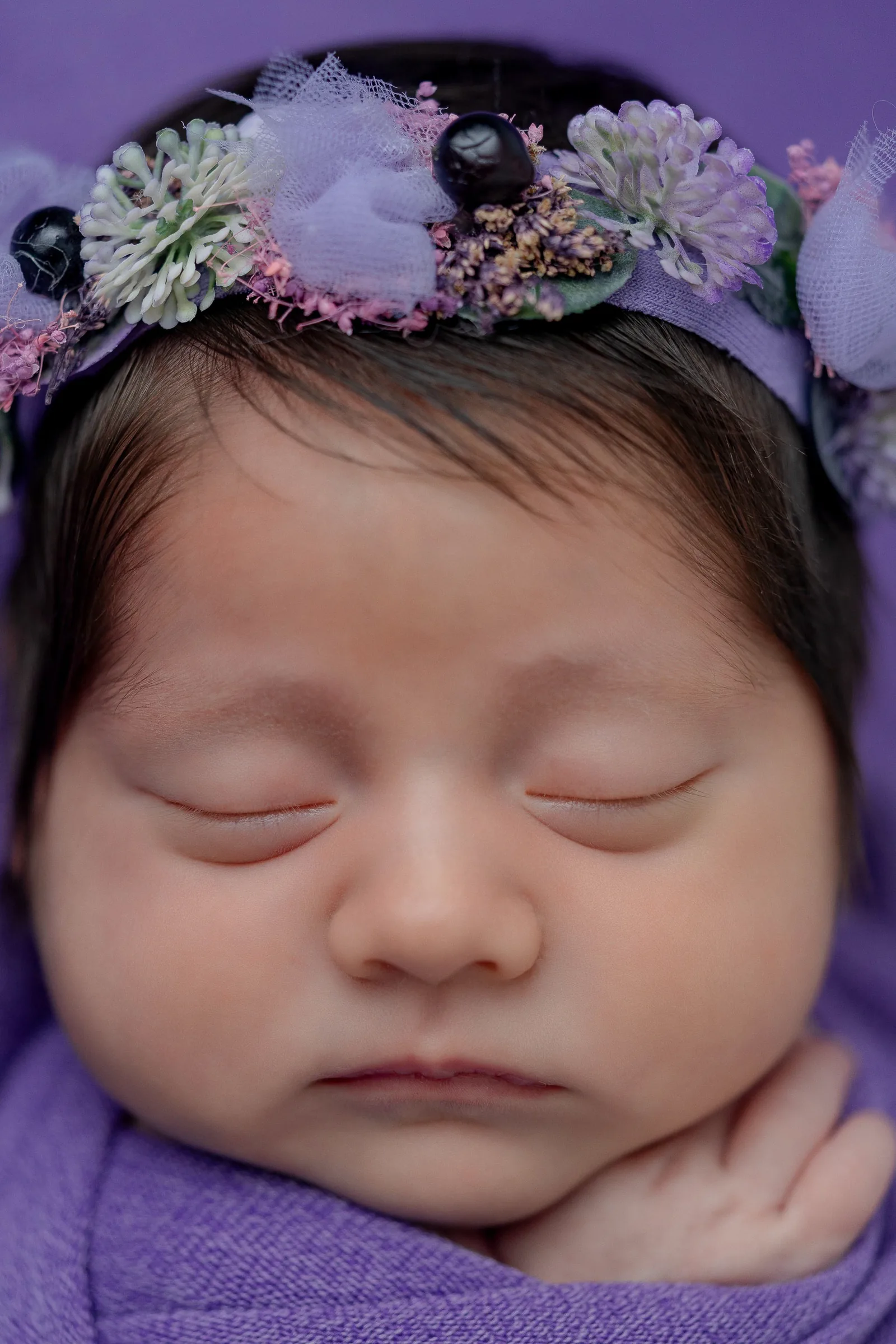 Sesión de fotos newborn (recién nacido) de Camila Trinidad en Ciudad Juárez