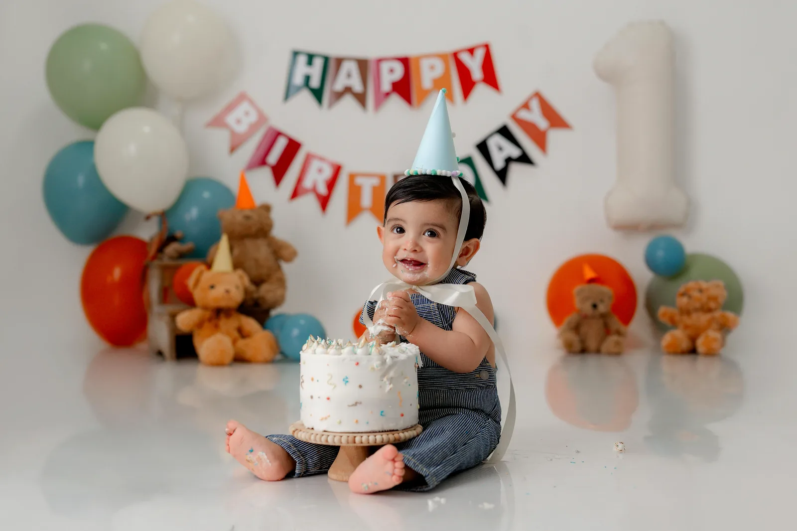 Sesión de fotos smash cake de Verónica Esquivel en Ciudad Juárez