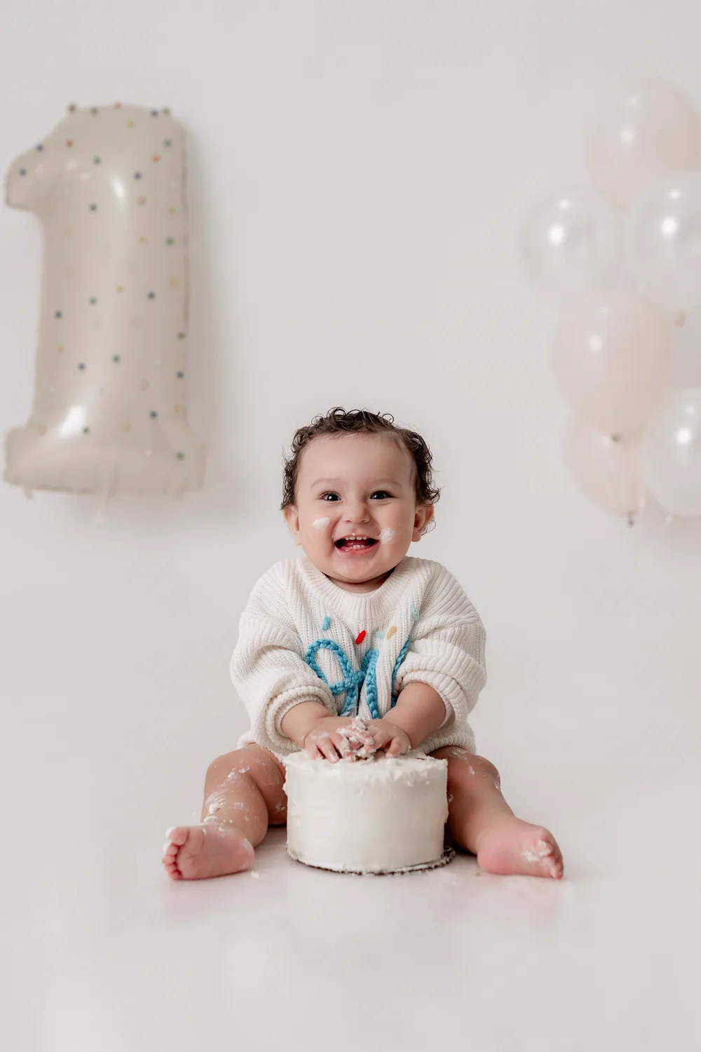 Etapa de primer añito — Su primer pastel